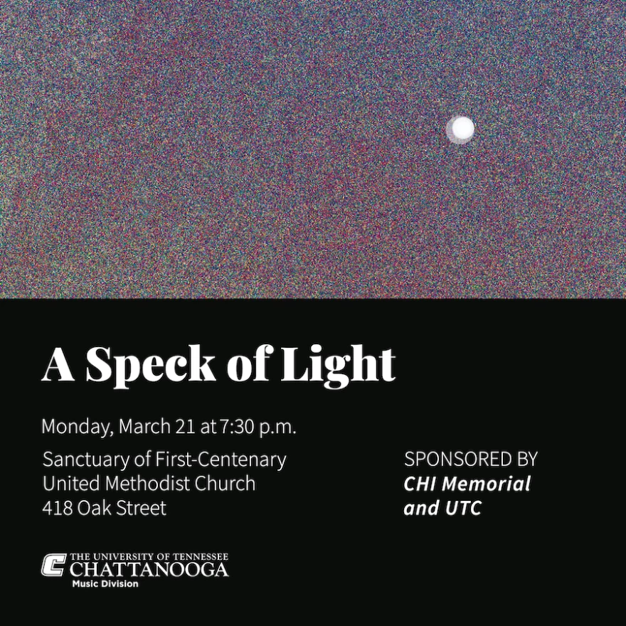 “A Speck of Light” flyer